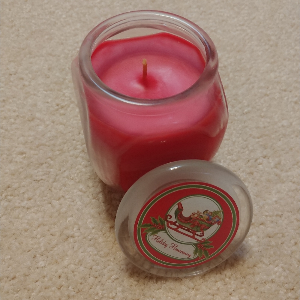 Holiday homecoming candle. Never used